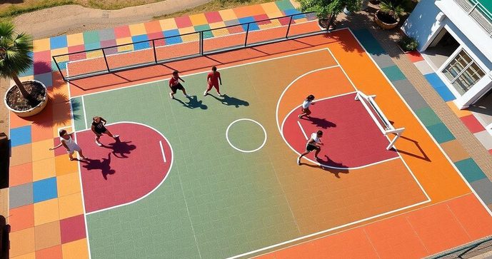Piso modular para quadra poliesportiva é a escolha ideal para praticidade e desempenho atlético Piso modular para quadra poliesportiva é a escolha ideal para praticidade e desempenho atlético