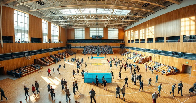 Projeto De Ginásio Poliesportivo Com Práticas Inovadoras